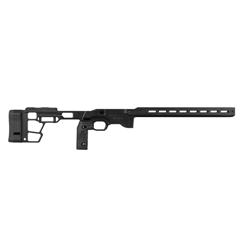 MDT ACC Premier Gen2 System erbjuder överlägsen precision, stabilitet och anpassning för tävlingsskytte. Kompakt 15" förhand och viktkompatibilitet för perfekt balans.